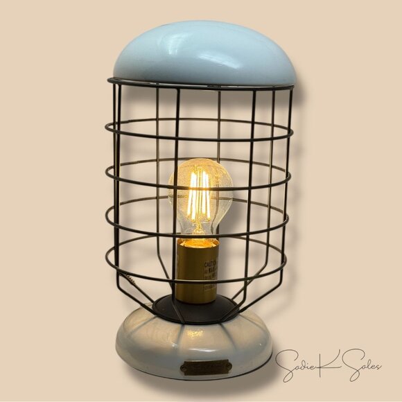 Cage Table Lamp - Hearth & Hand Magnolia - Vintage Lantern‎ Style 2018 - Picture 7 of 10